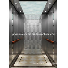 Ascenseur de passager avec acier inoxydable brossé